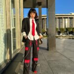 Xochitl Gomez Instagram - my red receipts are on…oops 🫣🤭 #sponsoredbyht