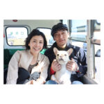 Yûko Takeuchi Instagram - ・ #キヤノンCM撮影現場にて #EOSKissM #クルミちゃんです #お父さんと一緒