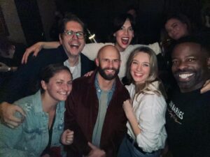 Yael Grobglas Instagram - Celebrating Ben’s first show! (Of many). 
You killed it !! 💜