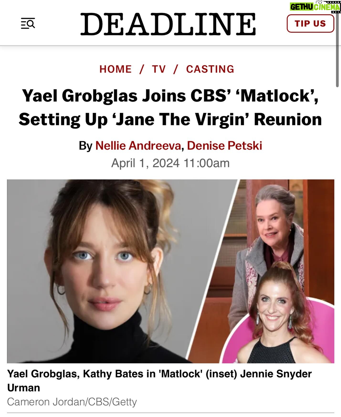 Yael Grobglas - 25.5K Likes - The beans have been spilled !
And I can’t WAIT for you to meet “The Meerkat” 😉
@cbstv
#matlock