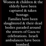 Yael Shelbia Instagram – 🥀🕯️🇮🇱💔 Hundreds of Innocent people where slaughtered, dozens where kidnapped including children, women and elderly, thousands are injured and so many missing…crimes of war are being committed right now!!!#standwithisrael #prayforisrael #israelunderattack #counterspeech