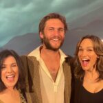 Yael Stone Instagram - Apparently when you love @emilykatballou you open your mouth for a photo. These One Night colleagues are astoundingly good. Anyone watched the series yet? I finished last night and had a big big cry. @thenicoledasilva #georgemason #onenight