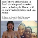 Yael Stone Instagram - Shout out to this publication for committing themselves to celebrating my body! Thank you for paying for creepy long lens images of me over the years in my swimmers and underwear. And such editorial insight to know that I was ‘showing off’ my body! I was certainly not simply at work or privately enjoying the company of my friends, I was definitely showing off. In all seriousness, I have felt so much shame and self hatred over the years about my body. When I saw the most recent images of my body, a body that 3 months prior birthed our 2nd baby I had a momentary desire to punish myself. But then I thought ‘That’s what this game is designed to make us all feel; shame.’ So no, I will not hate my body. I will not be ashamed of this body that does amazing things for me everyday. A body that gave us our daughters and performs all manner of biological miracles. And a body that is aging and changing and with one day will stop. Till that day I say thank you body for working so hard to carry me around! You are a lovely vehicle for my mind and spirit, those things that truly matter.