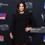Yael Stone Instagram – Down right shocked to be nominated for best supporting female actor in a feature film at the @aacta awards. The dress, from @bluespinach means that I maintain my ‘no new clothes’ principle and still feel confident and able to express myself in this gorgeous @balmain piece. I love the artistry of good design but our planet really doesn’t need us to produce any new clothes. High end vintage like @bluespinach means that I can serve both instincts, without guilt.
Thank you for the beautiful makeup @monika.bunic