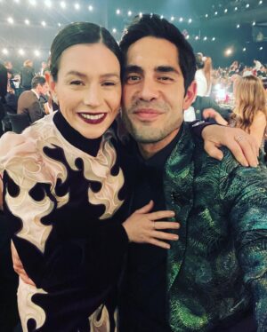 Yael Stone Instagram - The lovely people that you meet along the way; admire, cherish and get some of their social panic sweat on you in the big hug moment. Not pictured - all the other dear people I ran into that I admire and cherish and did not get a photo with.