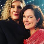 Yael Stone Instagram – The lovely people that you meet along the way; admire, cherish and get some of their social panic sweat on you in the big hug moment. Not pictured – all the other dear people I ran into that I admire and cherish and did not get a photo with.