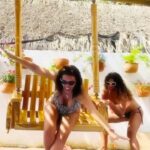 Yamila Reyna Instagram - Expectativa/ Realidad Con amigas así pa que tener enemigos digo yo😂 La cara de 😈 de la @teixidormontserrat #TBT #Colombia2022