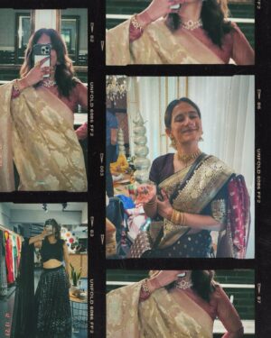 Yashaswini Dayama Instagram - Feeling exhausted on the outside but very happy on the inside… upcoming reel will explain why 🥰🧿💫