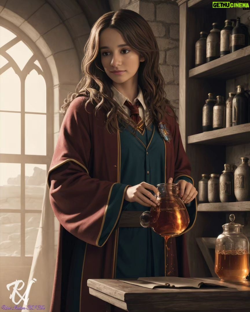 Yashaswini Dayama Instagram - Presenting something very special for halloween , if @yashaswinidayama was Hermione in the Harry Potter Universe. I had the pleasure of working with the very talented @yashaswinidayama . Hope you all enjoy this ai render of her as much as I did making it. #yashaswinidayama #aiartcommunity #indian #indianaiartist #indianaiart #urvi_indian_ai_art #harrypotter #hermionegranger #hermione #halloween #halloween2023 #halloweencostume #halloween