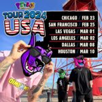 Yedinson Flórez Instagram - Cada vez más cerca de volver a ladrar en inglés 🇺🇸 La gira USA 2024 empieza en febrero en Chicago y después de visitar San Francisco, Las Vegas, Los Ángeles y Dallas, terminará en Houston 🚀 Boletería en perroscriollos.global 🎟️ @vago4ufilms 📸 #PerrosCriollos