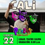 Yedinson Flórez Instagram - ¡Uy, qué calor! Volvemos a marcar territorio en la Sucursal del Cielo. Nos veremos el jueves 22 de febrero en el Teatro Calima 💦🐕 Entradas ya disponibles en latiquetera.com 🎟️ Compren pues. @lokilloflorez | @jpypunto | @eldelasfotos @juanchospi 🎨 #PerrosCriollos