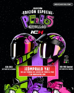 Yedinson Flórez Instagram - Ser parte de la manada es un sentimiento que no para de crecer… hoy les contamos con gran emoción que YA ESTÁN DISPONIBLES los @cascos_ich de Perros Criollos, es una edición limitada para que corran antes de que se agoten, una pieza hermosa de protección para los moteros, y de colección para los que no lo son. Encuéntralos en cualquier tienda de cascos del país 🇨🇴 o en la página inducascos.com ❤️🐶 (si estás en cualquier país de Latinoamérica pídeselo a tu distribuidor de confianza, con la ayuda de Uds los tendremos en 17 países más) 

@inducascos  @cascos_ich  y @perros.criollos 🏍️ 🐶

@lokilloflorez |  @jpypunto |  @eldelasfotos 

🎨 @juanchospi 
📸 @josephbelair