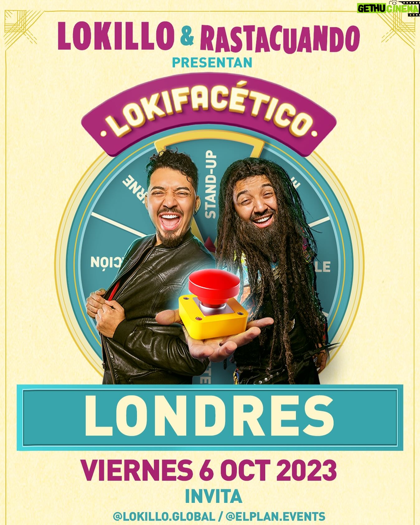 Yedinson Flórez Instagram - Gente de Londres! 🇬🇧 Por primera vez nos presentamos con @rastacuandocol en #Lokifacético, nuestro show de comedia, improvisación, imitación…, MAÑANA 06 de octubre. Última boletería y toda la información en lokillo.global (link en la bio). Después vamos a Barcelona 🇪🇸 el 14 de octubre y Perth 🇦🇺 el 26 de octubre 📍 #humor #comedia #Lokillo