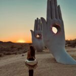 Yolanthe Cabau Instagram – ..Amongst the sands of time, discover the depth of your existence..✨💓💫