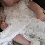 Yongwaree Anilbol Instagram - JMAC is now part of the Roman Catholic faith 🕊️ HALLELUJAH ✟ Joanna-marie’s baptism dress special made by @littlesisterofficial 💗🎀🌷