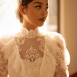 Yongwaree Anilbol Instagram - I’m so honored to be @sretsisofficial bride. Thank you @pimstarr and Sretsis team for putting my vision together. Walking down the aisle with Ave Marie in this dress is a dream.🌹#WillYouMarryFah