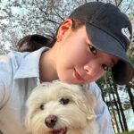 Yoon Bo-mi Instagram - 설탕아벚꽃보러같이가줘서고마워🫶🌸