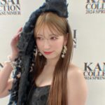 Yoshida Akari Instagram - @kansaicollection 🤍 一つ目のステージは @eimyistoire_official ❤️ . とーっても可愛い世界観で 大きなリボンつけて歩いたよ🎀🎀 ハイトーンともあってて可愛い🤍