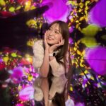 Yoshida Akari Instagram - チームラボプラネッツ🩵🤍🩷 とにかく感動の嵐🥺 ずーっと行ってみたかったの💗💗 . 最初から最後までうっとりしちゃいました💗 . #チームラボプラネッツ #チームラボ #豊洲
