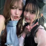 Yoshida Akari Instagram - @mikana.yamamoto 🖤 今日も圧倒的美少女🖤🖤 これで性格も可愛いとこたくさんあるから沼よね