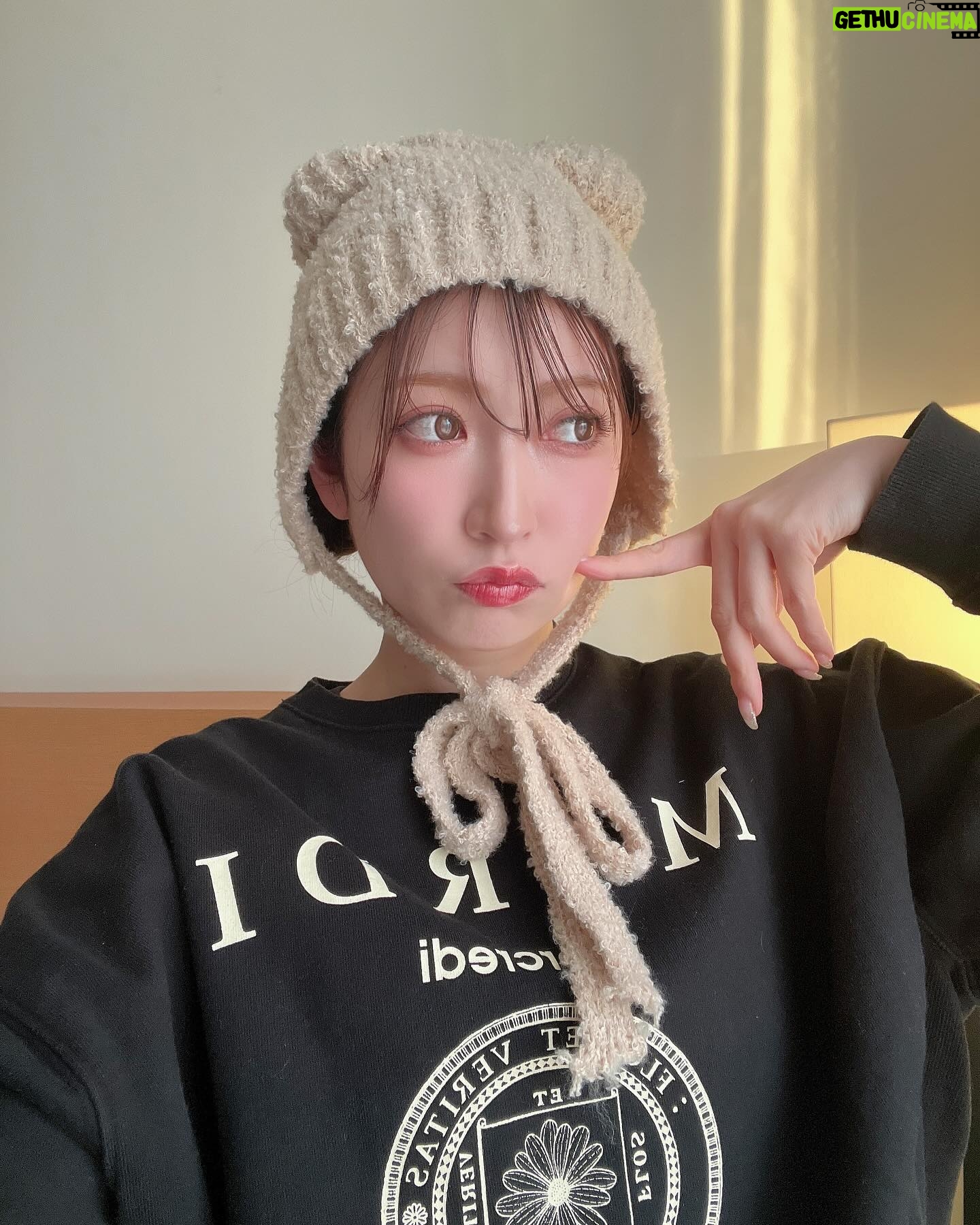 Yoshida Akari Instagram - テンション上がって韓国で流行りの🐻帽子被ったり ❤️のユッケ食べたり、アカリン号乗ったり… vlogも撮ったし、さっき帰宅して購入品も撮影したので また載せますね〜!(お仕事の都合で1ヶ月後になりますが…) お楽しみに🤍 . #韓国