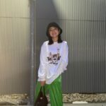 Yumi Adachi Instagram - 💚🤍💚 いつかの。