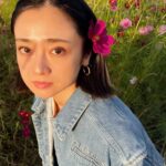 Yumi Adachi Instagram - 🩷🤍🩷 秋桜 と 猫じゃらしの影