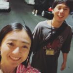 Yumi Adachi Instagram - ♡♡♡ 舞台『綿子はもつれる』台湾公演の時の。 たつやくん可愛すぎる。 本人曰く、嘘笑いらしいけど😂