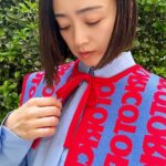 Yumi Adachi Instagram - 💙🩷💙 かわいいロゴのセットアップできた✨ サマーニットだから、これからの季節もいっぱい着る！ @torico_wear