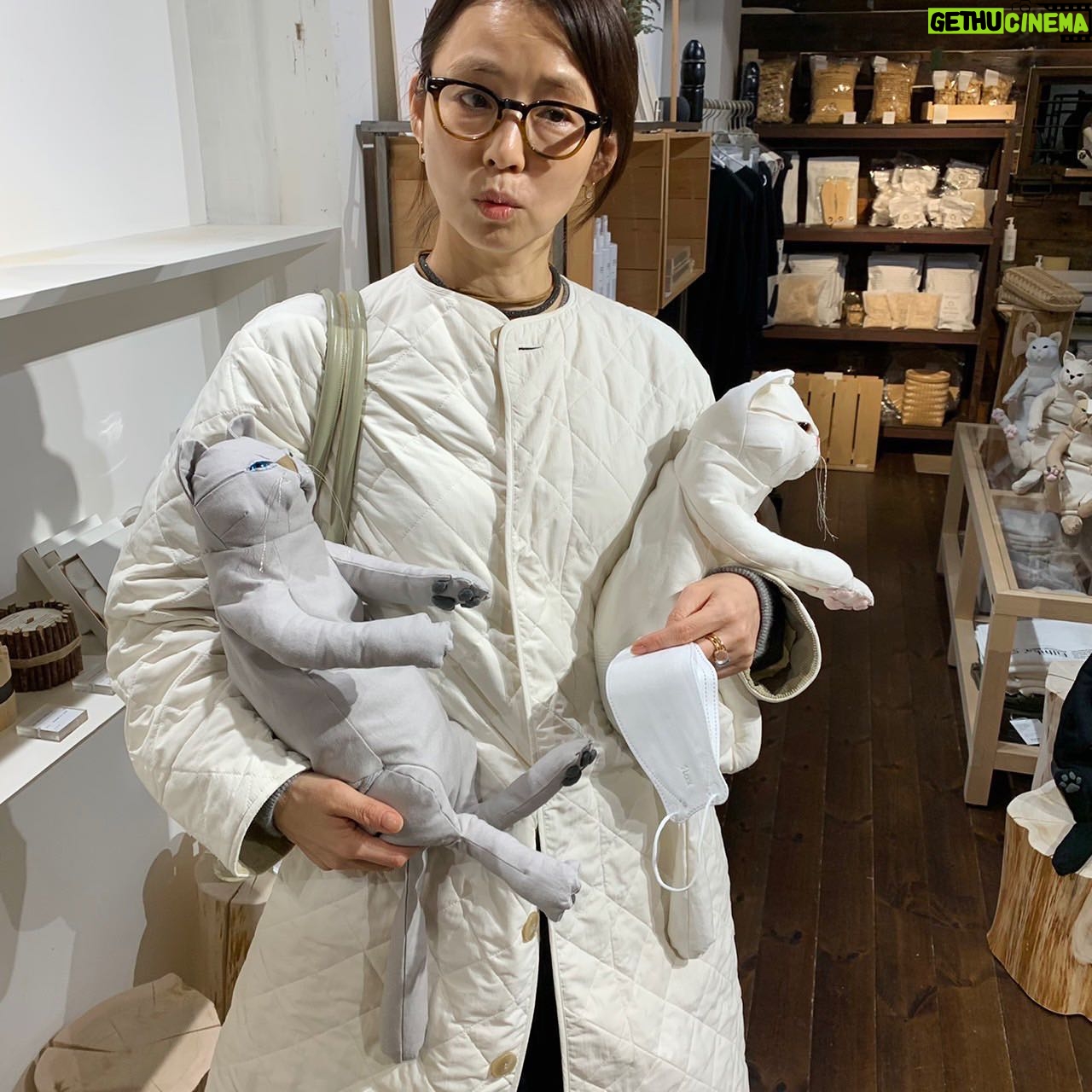 Yuriko Ishida Instagram - 引力のある作品にまた出会ってしまった👀👏🏻🕊🐈 なんですか、この、可愛さは。そして、生地の選び方、 フォルムと手触り,重さ、 シルエット。 素晴らしい。 ヒバを入れることができるポケットが付いています。 井澤佳織さんの作品です。 「15匹の猫と5匹の鳩と」 中目黒のカルデサックにて 明日と明後日,展示会だそうです。 どの子も、ほんとうに、 魅力的でした…😭🙏🏻👏🏻 @forestsydukke @culdesac.japon