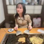 Yuuka Kageyama Instagram - 先日撮影終わりに、いただきました🤤 #もんじゃ After shooting, This is my favorite.🤤 #monja