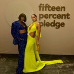 Yvonne Orji Instagram - Thank you @aurorajames & @emmagrede for having the vision for the @15percentpledge and manifesting it so excellently. Supporting Black innovators in the beauty and fashion space should never go out of style! So, if you’re looking for a worthy cause (and non-profit) org to champion, you found it. • The category was Black Tie, Black designer, and of course I had to go with this number by African designers @ofuure x @omon.igho and bayybbeee the assignment was understood and the abs were poppin! MUA: @kimoramulan Fit: @ofuure 📸: @bfa