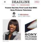 Yvonne Orji Instagram - Quietly cookin… but always eating. • I’m thrilled to be partnering with @sptv to create content we can see ourselves in. When I laid out my vision for shows that connect across the Diaspora, the excitement I was met with, let me know this was the right home for me in this season. • Shout out to the entire Sony executive team that made the deal happen as well as my hittas @dcwade1, UTA, Del Shaw, & Shelter • Let’s get this work baby!! 👊🏾🇺🇸🇳🇬✊🏾 God out here God-ing 🙌🏾🙏🏾