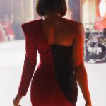 Yvonne Orji Instagram - In case of emergency, do not use elevators. Take the stairs. 🚨THIS is an emergency 🚨 📸: @joshua_dwain Hair: @therealjanelsmith Makeup: @takidamakeup Dress: @jovanalouis / @jovana_benoit