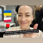 Yvonne Strahovski Instagram - Thank you so much for donating so far. Link above in bio 👆🏻 if you want to donate. My family is using the money to aid Ukrainian refugees directly. It is being used to buy age appropriate toys for children who have crossed the border into Poland with nothing. The photos I share today are of a bigger project they undertook: a hall that has now been utilized to house approximately 90 refugees. They transformed the play area for the children, all helping to put together the new children’s furniture and toys. More updates to come 🙏🏼💫❤️ Proud of my cousins making this happen ❤️ @zabawkiniebanalne.pl