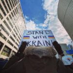 Yvonne Strahovski Instagram - Today Toronto marched #ukraina #stoimyzukrainą 💔