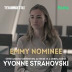 Yvonne Strahovski Instagram - Waking up to this news 👆🏻 was beyond exciting!!! Thank you so much to the @televisionacad for this very special nomination & a HUGE congratulations to my entire @handmaidsonhulu family - to my fellow cast mate friends, producers, directors, writers, crew on all your well deserved nominations. A massive congrats also in particular to the other amazing nominees in this category - I am thrilled to be in such wonderful company alongside my @handmaidsonhulu sisters❤️ #thankyou #praisebeindeed !!! ❤️