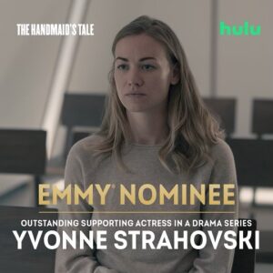 Yvonne Strahovski Instagram - Waking up to this news 👆🏻 was beyond exciting!!! Thank you so much to the @televisionacad for this very special nomination & a HUGE congratulations to my entire @handmaidsonhulu family - to my fellow cast mate friends, producers, directors, writers, crew on all your well deserved nominations. A massive congrats also in particular to the other amazing nominees in this category - I am thrilled to be in such wonderful company alongside my @handmaidsonhulu sisters❤️ #thankyou #praisebeindeed !!! ❤️