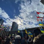 Yvonne Strahovski Instagram - Today Toronto marched #ukraina #stoimyzukrainą 💔