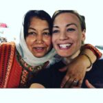 Yvonne Strahovski Instagram - I learned so much from our extraordinary background artists while shooting Stateless. Hearing their real life stories of displacement & statelessness was both eye opening & heart breaking. Some had even experienced the now shut down detention centre that was up the road from our replica set one. It was this experience that set this project apart for me, from any other. I am grateful to have have been a part of the project. This is a pic of Fatima & me ❤️ #statelesstv @netflix