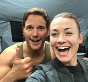 Yvonne Strahovski Instagram - That’s a WRAP on The Tomorrow War !!!! What a spesh group of peeps 💕✨⚡️ Gonna miss this bunch of good humans ⚡️✨💕 @chrismckay_director @samanthanis @cowanfilms @jonesdaly @prattprattpratt Can’t wait to share this MOOOOVVVIIEEEE WITH YALLS!!!!!!!