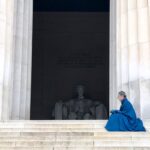 Yvonne Strahovski Instagram – That time we shot at the Lincoln Memorial 🙌🏻 Thanks for the pic Kim 🙌🏻