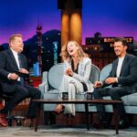 Yvonne Strahovski Instagram – Late late shenanigans tonight on @j_corden @latelateshow 😊 #latelateshow thanks for having me ⚡️