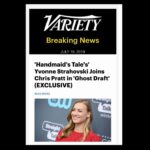 Yvonne Strahovski Instagram - Sooo excited to be able to share this news !!! 🙏🙌🏻🔥✨💥👊🏻💫☄️💩@variety https://variety.com/2019/film/news/handmaids-tale-yvonne-strahovski-chris-pratt-ghost-draft-1203270734/