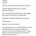 Yvonne Strahovski Instagram - THRILLED to share that STATELESS will be premiering at the @berlinale Berlin Film Festival ⚡️🔥💥 & then airing in Aussie land first on @abctv March 1st at 840pm 💥🔥⚡️ This 6 part is absolutely near and dear to my ❤️ incredible people involved with beyond heart & soul & a must see story @emmafreemanmakesfilms @gpym @jaicourtney @asherkeddieofficial @fays113 @elisewednesday @tonyayres #cateblanchett #dominicwest #jocelynmoorhouse #statelesstv oh & @benkingphotographer 📷 killer pic