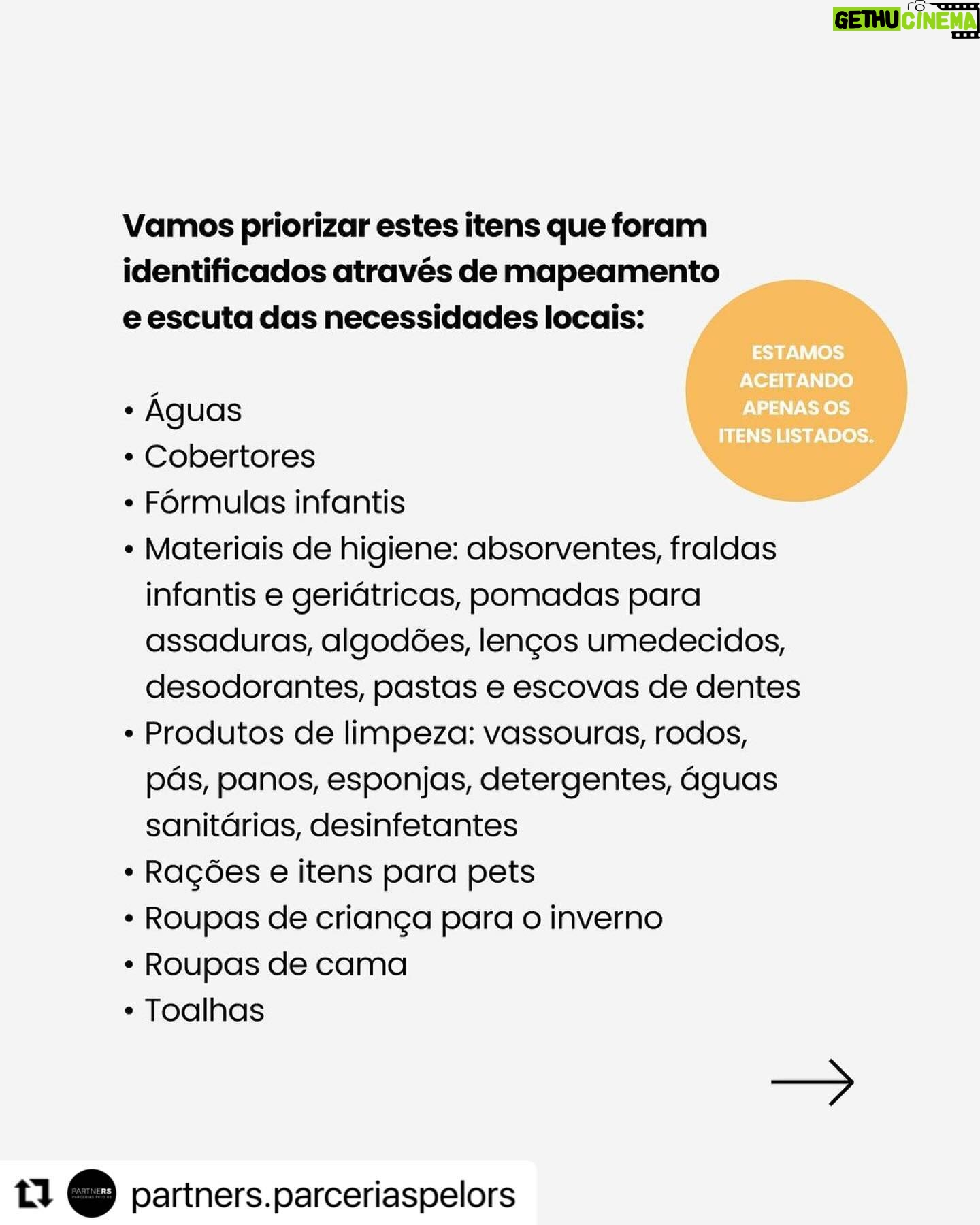 Zélia Duncan Instagram - Ímãs! Atenção para nova coleta de doções para o RS em SP! ・・・ Estamos reabrindo o hub de coleta na Arena Radical para receber doações específicas. Junte-se a nós e faça a diferença! 💚❤️💛 @partners.parceriaspelors #ajudars
