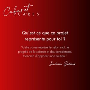 Zahia Dehar Instagram - Zahia Dehar, Marraine de Cabaret Cares 

Allanah Starr présente Cabaret Cares 
Les artistes se mobilisent en soutien à AIDES et Shams 
Le 21 mai au Théâtre du Gymnase 

🎟️ Tickets bientôt disponibles !
❤️‍🔥 Abonnez-vous et restez attentifs...

Zahia Dehar, Marraine of Cabaret Cares

@cabaretcares by @missallanahstarr the 21 of may at @theatredugymnase for @assoaides and @shams.france

🎟️ Tickets available very soon !
❤️‍🔥 Follow us and stay tuned...

Photo by : @mattdortomb 

Production : @la.neuvieme

#cabaretcares #cabaretshow #cabaret #showparis #cabaretparis #cabaretforrelief #laneuviemeproduction #spectacle #theatre #sortiraparis #paris #allanahstarr #AIDES #shams