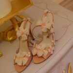 Zahia Dehar Instagram - Close-up on the shoes 🌸 #zahiacouture