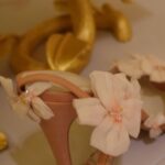 Zahia Dehar Instagram - Close-up on the shoes 🌸 #zahiacouture