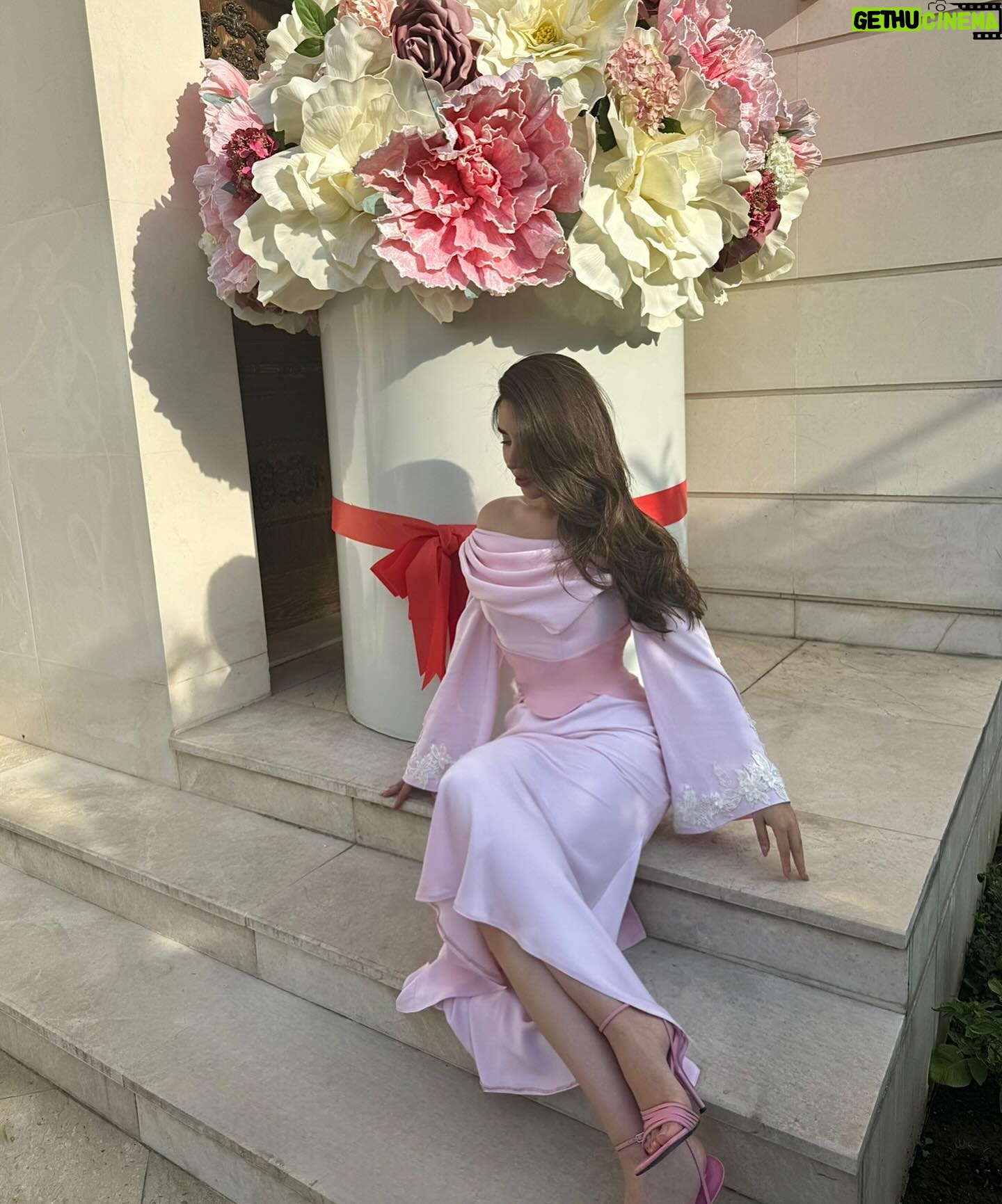 Zahraa Sami Instagram - Princess treatment only 🎂🩷 Dress: @wer.official x zahraa sami